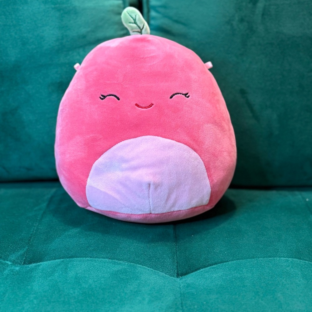 Squishmallows Apple Plush Stuffed Animal Cute Kawaii Pink Fruit‎ 8 inch